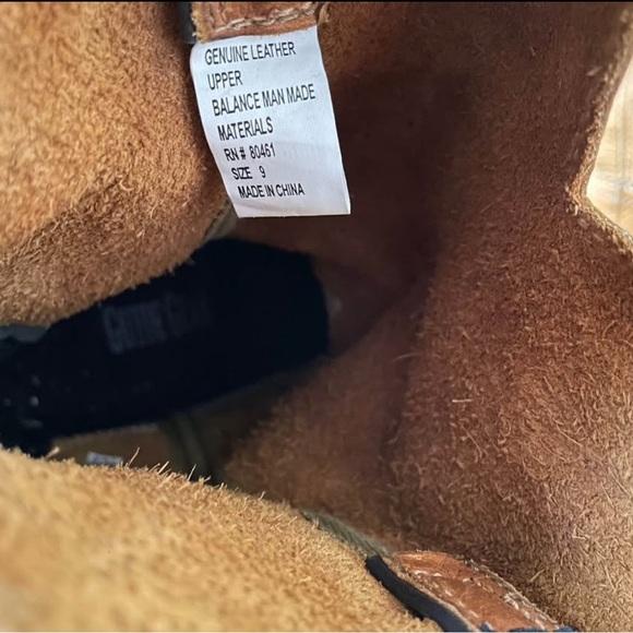 Guide Gear Men’s Genuine Tan Leather Round Toe Western Cowboy Boot | US 9 - Picture 6 of 6